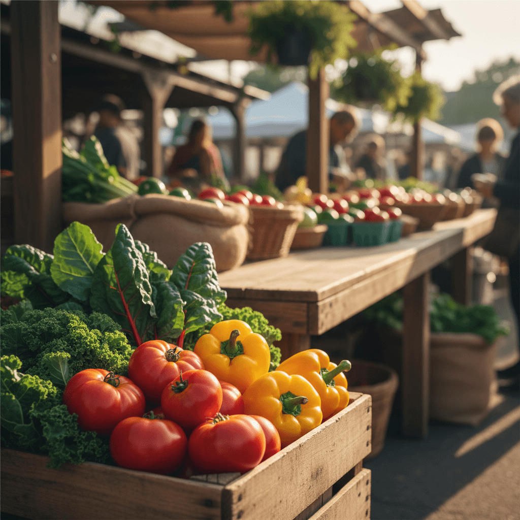 Fresh produce and ingredients for restaurant supply