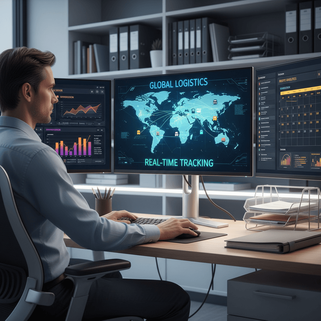 Supply Chain Management - Real-time tracking and logistics coordination