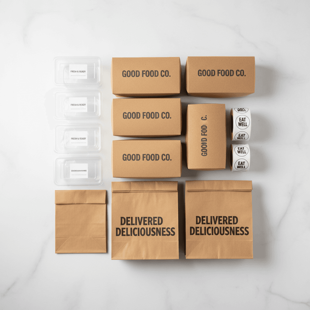 Restaurant packaging, takeout boxes, and food containers